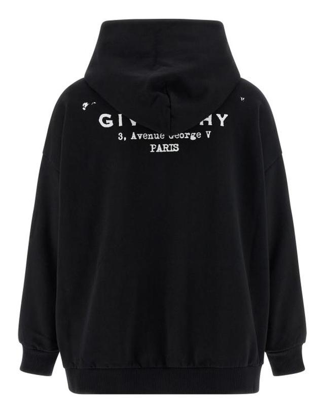 지방시 [해외직구] 25FW 지방시 후드 티셔츠 GI322926BM BLACK 착용컷