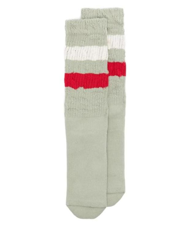 골든구스 [해외직구] 26SS 골든구스 팬티 GUP00883P000488 82894 DESERT SAGE HERITAGE WHITE HAUTE RED 착용컷