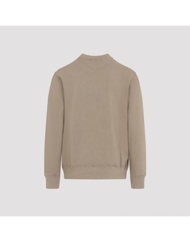 골든구스 [해외직구] 25FW 골든구스 앞면 프린트 코튼 스웨트셔츠 GMP01223P00214415200 NUDE NEUTRALS 착용컷