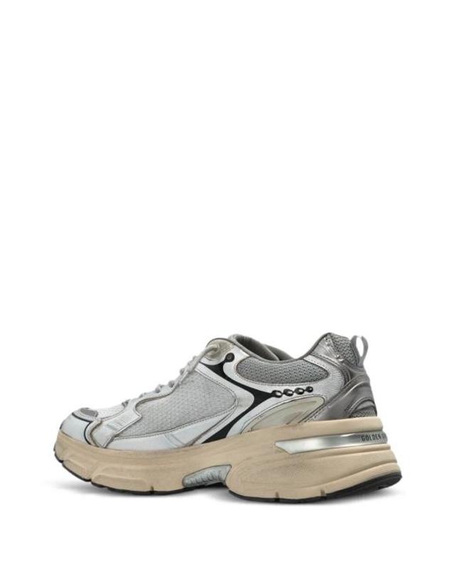 골든구스 [해외직구] 26SS 골든구스 라이트스타 스니커즈 GMF00724 F007843 60320 60320 GREY SILVER BLACK 착용컷