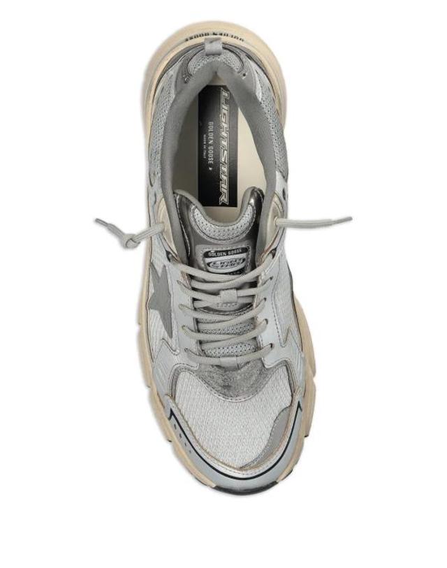 골든구스 [해외직구] 26SS 골든구스 라이트스타 스니커즈 GMF00724 F007843 60320 60320 GREY SILVER BLACK 착용컷