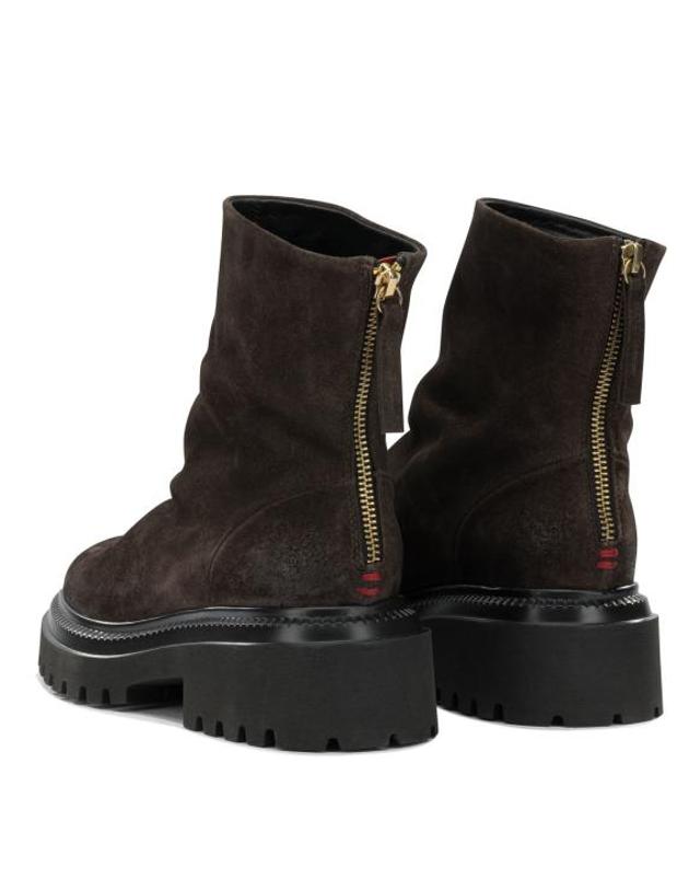 할마네라 [해외직구] 26FW 할마네라 부츠 RUE26VELOURTMORO BROWN 착용컷