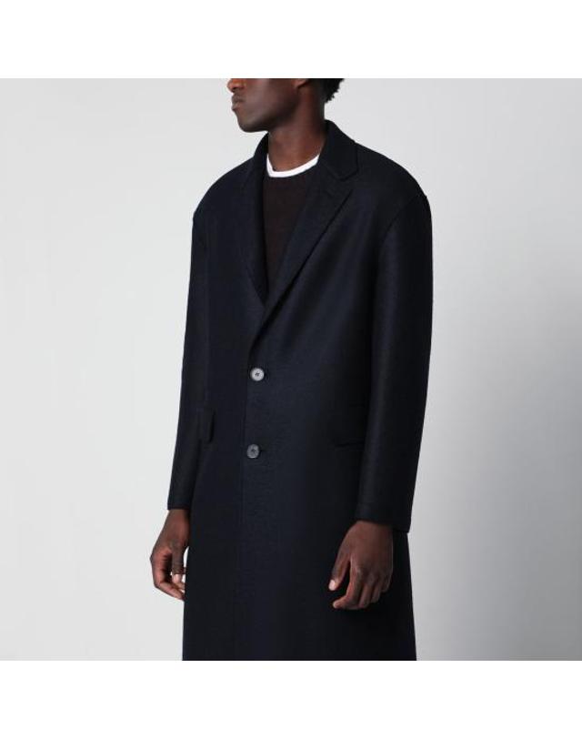 헤리스워프런던 [해외직구] 26FW 해리스와프런던 코트 CE9189MLK 358 BLUE 착용컷