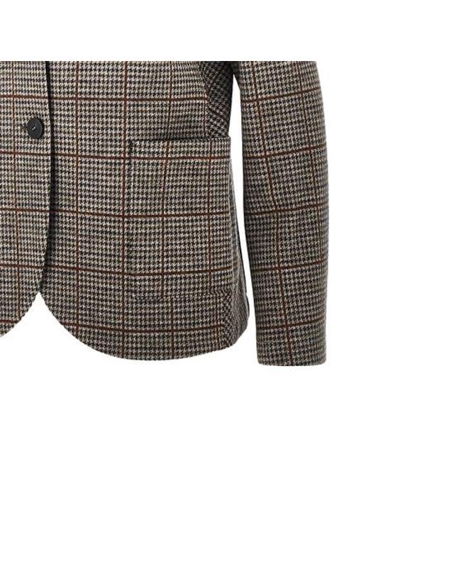 헤리스워프런던 [해외직구] 26FW 해리스와프런던 수트 자켓 AL2220MPL Multicolor 착용컷
