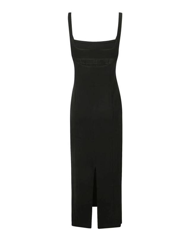 헬무트 랭 [해외직구] 24SS 헬무트랭 미디 원피스 N10HW605001 Black 착용컷