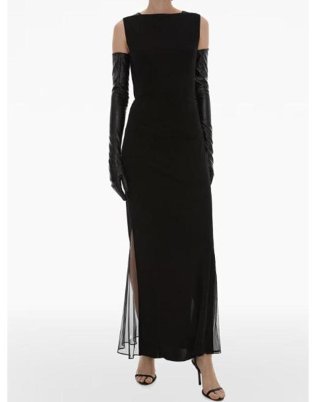 헬무트 랭 [해외직구] 24SS 헬무트랭 롱 원피스 N09HW607001 Black 착용컷