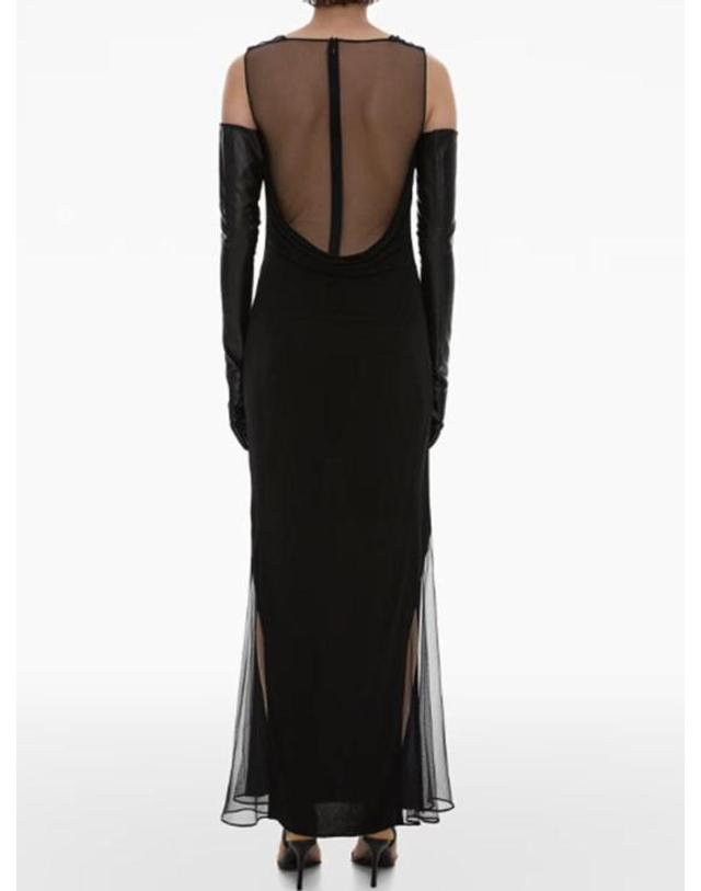 헬무트 랭 [해외직구] 24SS 헬무트랭 롱 원피스 N09HW607001 Black 착용컷