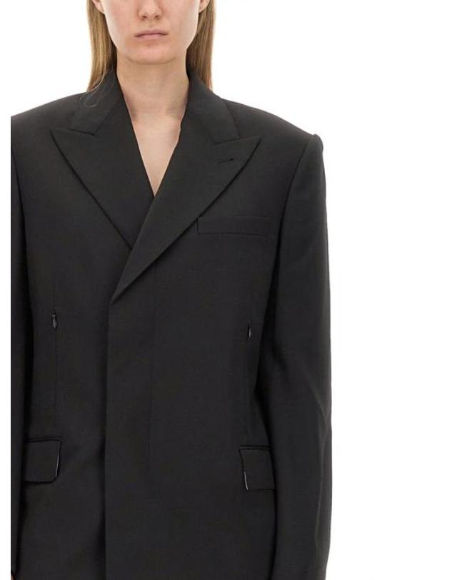 헬무트 랭 [해외직구] 24FW 헬무트랭 자켓 O01HW101 001 Black 착용컷