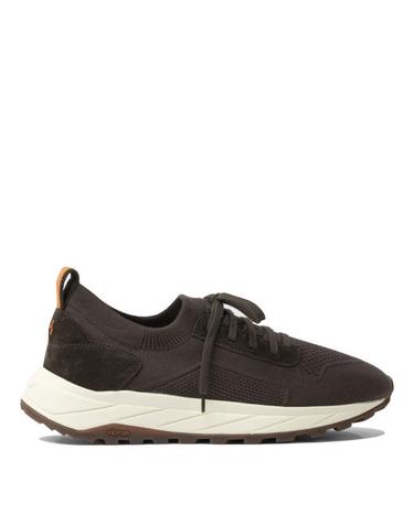 [해외직구] 25FW 헨더슨 스니커즈 APOLLO254KNIT FONDENTE SUEDE MODICA Brown