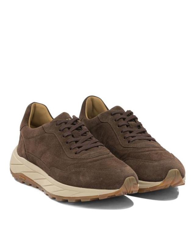 헨더슨 [해외직구] 26FW 헨더슨 스니커즈 SHARK S 15154SUEDE ESPRESSO Brown 착용컷