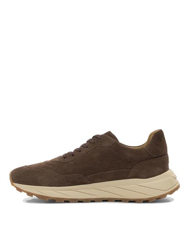 헨더슨 [해외직구] 26FW 헨더슨 스니커즈 SHARKS15154SUEDEESPRESSO BROWN 착용컷