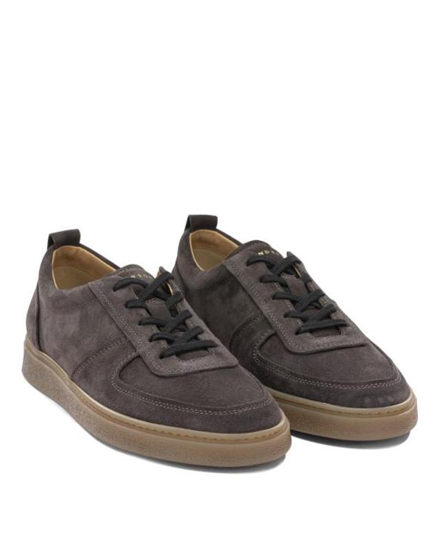 헨더슨 [해외직구] 26FW 헨더슨 스니커즈 LEVANTE S 53883SUEDE CARBONIO Brown 착용컷
