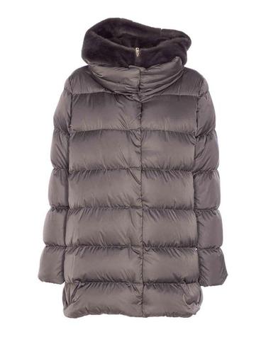 [해외직구] 26FW 에르노 새틴  뉴 레이디 퍼 A셰이프 다운 자킷 PI001934D12170Z9480 Grey
