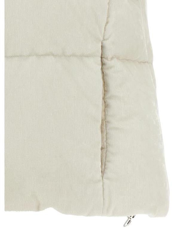 에르노 [해외직구] 25FW 에르노 브라이트 코듀로이 리조트 베스트 PI00157DR127281985 White 착용컷