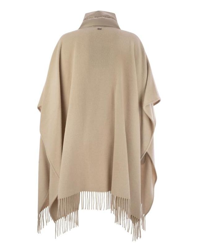 에르노 [해외직구] 24FW 에르노 케이프 GC00066DR 1982 BEIGE 착용컷