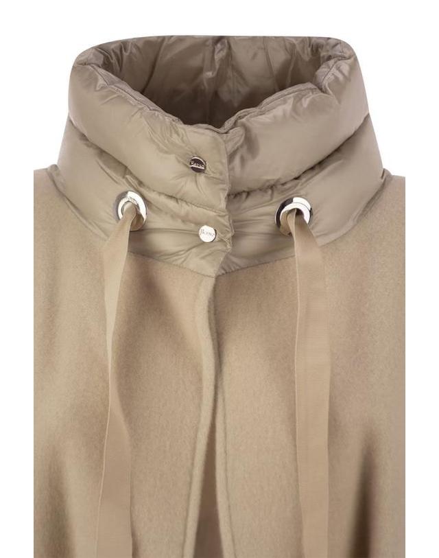 에르노 [해외직구] 24FW 에르노 케이프 GC00066DR 1982 BEIGE 착용컷