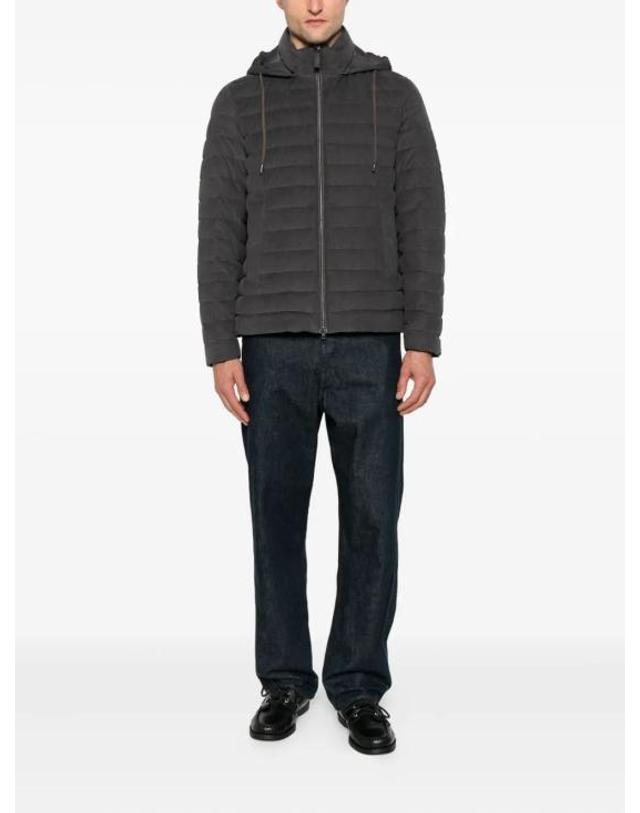 에르노 [해외직구] 25FW 에르노 라이트 코듀로이 리조트 다운 자켓 PI00105UR13265 9487FERRO 착용컷