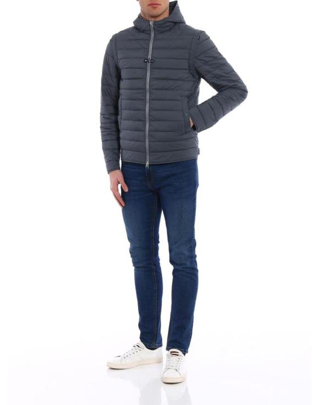 에르노 [해외직구] 18SS 에르노 숏패딩 PC0061U192889051 Grey 착용컷