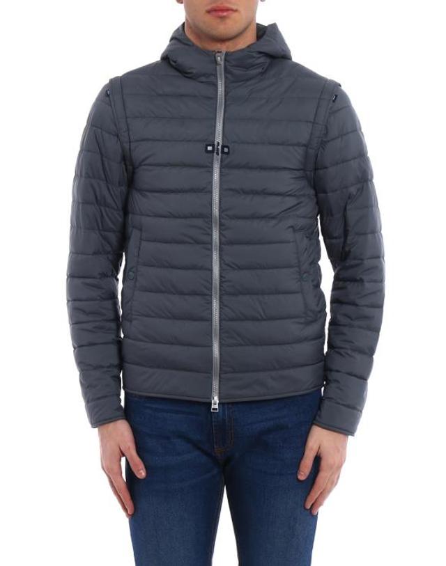 에르노 [해외직구] 18SS 에르노 숏패딩 PC0061U192889051 Grey 착용컷