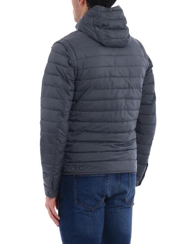 에르노 [해외직구] 18SS 에르노 숏패딩 PC0061U192889051 Grey 착용컷