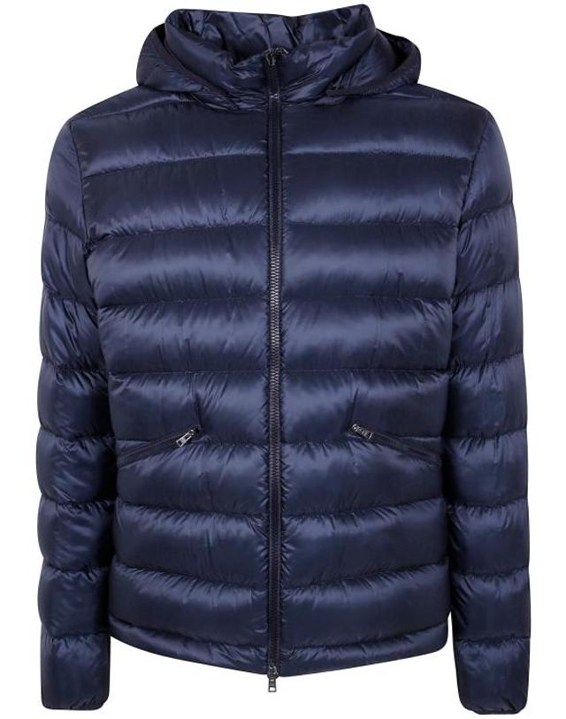 에르노 [해외직구] 25FW 에르노 숏패딩 PI001299U 12020Z 9200 NAVY BLUE 착용컷