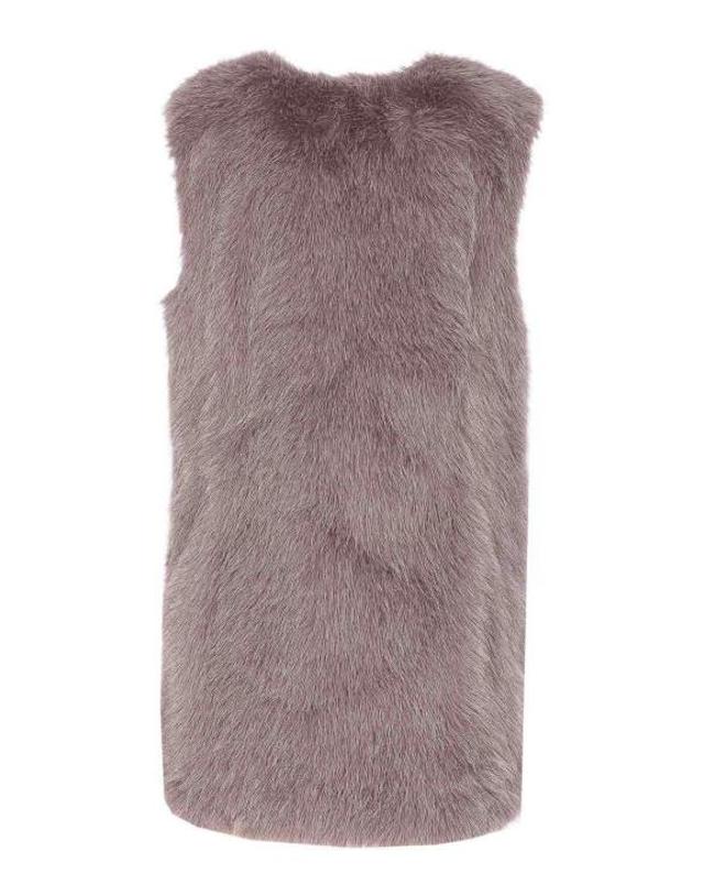 에르노 [해외직구] 25FW 에르노 풀 인조 퍼 리조트 베스트 GC00065DR126274400 Nude Neutrals 착용컷