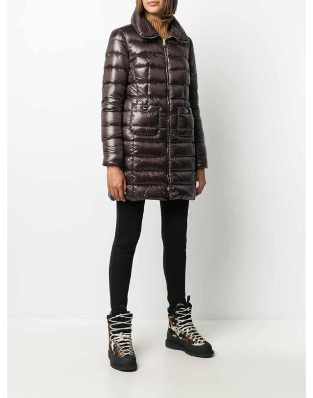 에르노 [해외직구] 26FW 에르노 MARIA 마리아 다운 코트 PI0002DIC12017Z8800 Brown 착용컷