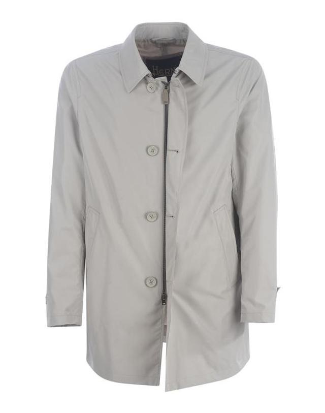 에르노 [해외직구] 23SS 에르노 트렌치 코트 IM000308120102605 Light Grey 착용컷