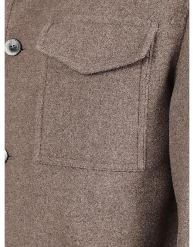 에르노 [해외직구] 25FW 에르노 소프트 울 필드 자켓 FI000138U33475R2700 Neutrals 착용컷