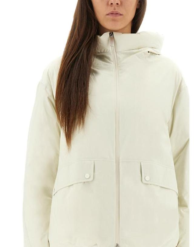 에르노 [해외직구] 25FW 에르노 2레이어 고어텍스 LAMINAR 후드 재킷 PI00388DL 111281115 IVORY 착용컷