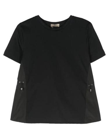 [해외직구] 26FW 에르노 시크 코튼 저지  뉴 테크노 태피터 티셔츠 JG000224D 52006 9300 NERO