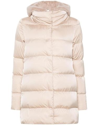 [해외직구] 26FW 에르노 새틴  뉴 레이디 퍼 A셰이프 다운 자킷 PI001934D 12170Z1985 BIANCO