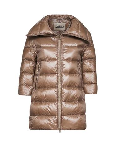 [해외직구] 26FW 에르노 클레오페 A 쉐입 다운 코트 PI0001DIC12017Z2600 TAUPE