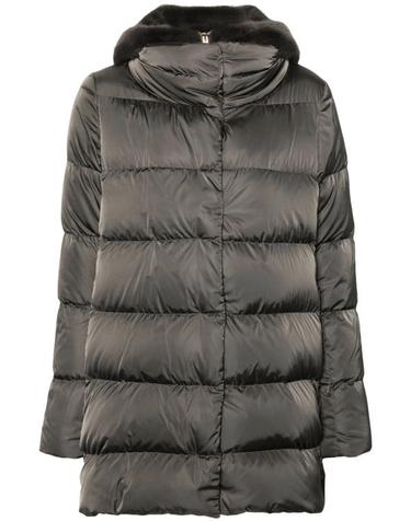 [해외직구] 26FW 에르노 새틴  뉴 레이디 퍼 A셰이프 다운 자킷 PI001934D12170Z 9480 GREY