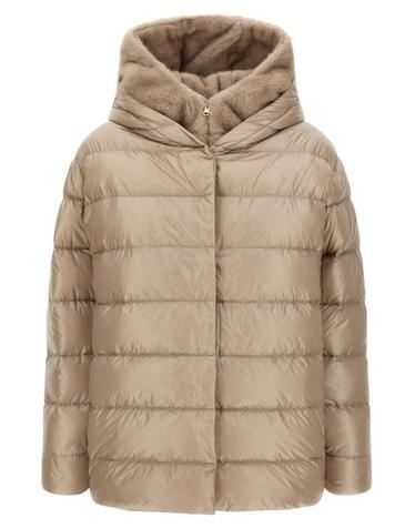 [해외직구] 26FW 에르노 밍크 퍼 이펙트 파카 재킷 PI002312D12017Z1985 Beige