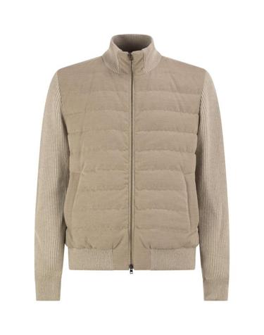 [해외직구] 26FW 에르노 하이칼라 퀼티드 니트 가디건 PI00121UR12934 1985 CHANTILLY