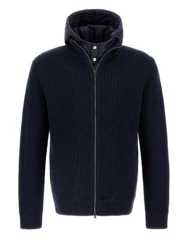 [해외직구] 26FW 에르노 5게이지 리브 메리노 울 나일론 샤모니 재킷 MC000195U702729290 INK