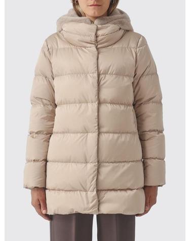 [해외직구] 26FW 에르노 새틴  뉴 레이디 퍼 A셰이프 다운 자킷 PI001934D12170Z 1985 Black