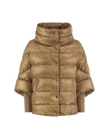 [해외직구] 26FW 에르노 하이넥 퀼팅 케이프 다운 재킷 PI002256D12017Z 2157 CAMEL