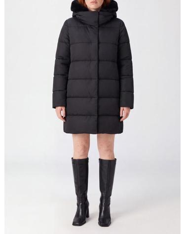 [해외직구] 26FW 에르노 새틴  뉴 레이디 퍼 A셰이프 다운 자킷 PI001934D12170Z 9300 Black 1