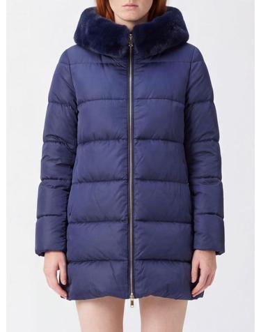 [해외직구] 26FW 에르노 새틴  뉴 레이디 퍼 A셰이프 다운 자킷 PI001934D12170Z 9202 Blue