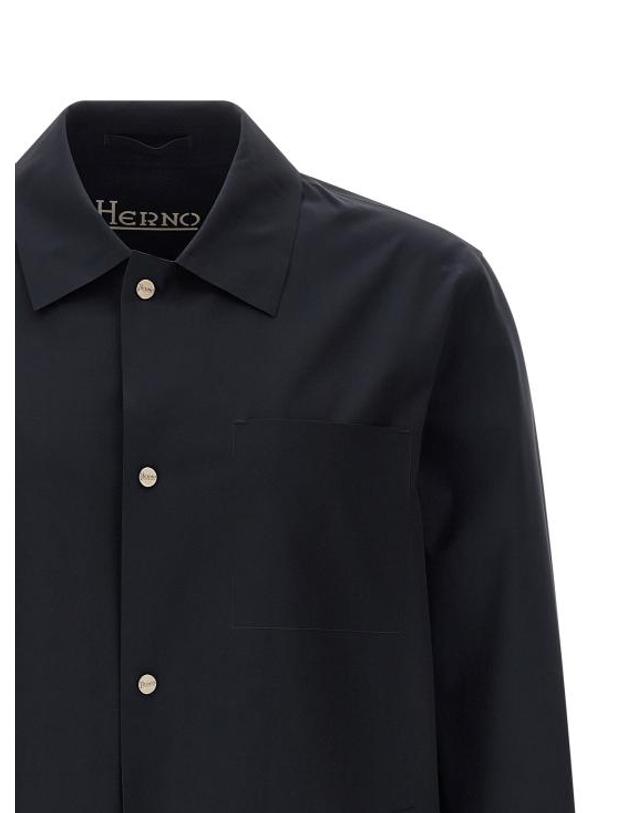에르노 [해외직구] 26SS 에르노 에센스 셔켓 GI000318U12301SZ9294 Blue 착용컷