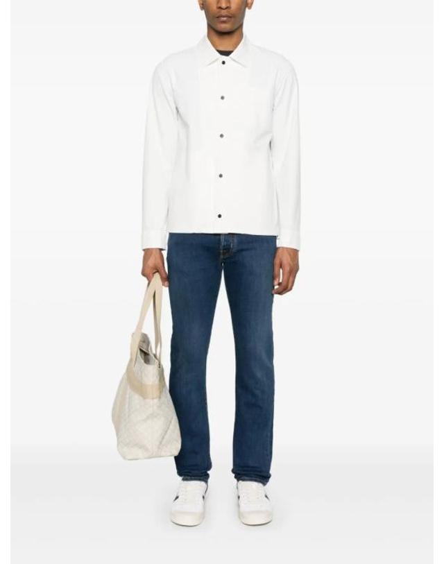 에르노 [해외직구] 26SS 에르노 에센스 셔켓 GI000318U12301SZ 1000 WHITE 착용컷