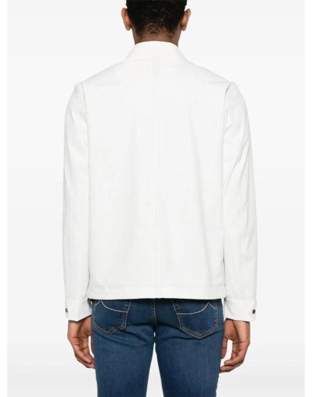 에르노 [해외직구] 26SS 에르노 에센스 셔켓 GI000318U12301SZ 1000 WHITE 착용컷