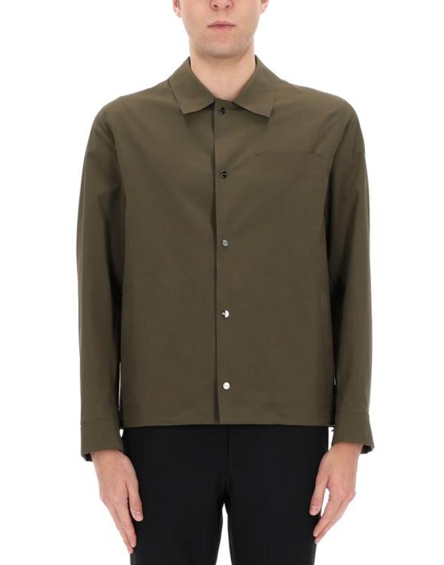 에르노 [해외직구] 26SS 에르노 에센스 셔켓 GI000318U 12301SZ7794 MILITARY GREEN 착용컷