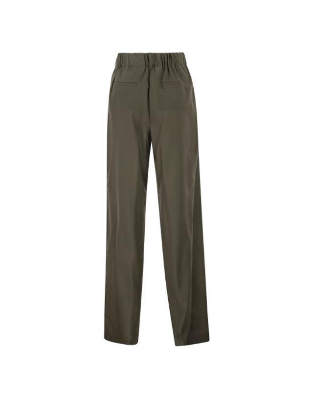 에르노 [해외직구] 26SS 에르노 스트레이트 팬츠 PT000253D MILITARY GREEN 착용컷
