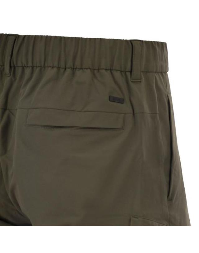에르노 [해외직구] 26SS 에르노 숏팬츠 PT000182U MILITARY GREEN 착용컷