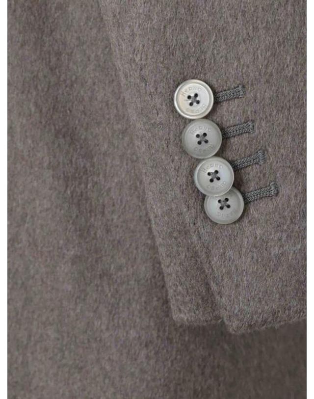에르노 [해외직구] 25FW 에르노 퓨어 캐시미어 리넨 벨벳 코트 CA000212U38126 2700 BEIGE 착용컷
