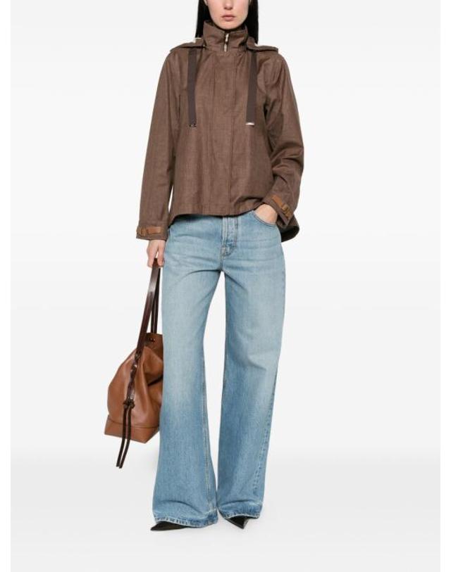 에르노 [해외직구] 26SS 에르노 자켓 GC000559D171502240 LEATHER BROWN 착용컷