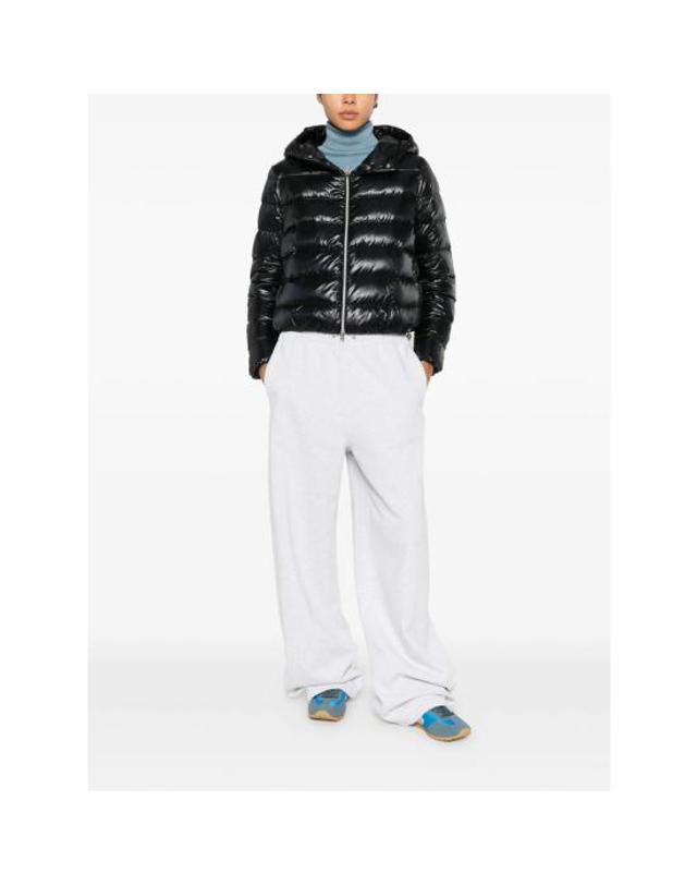 에르노 [해외직구] 26FW 에르노 숏패딩 12017Z PI00182DR 9300 BLACK 착용컷
